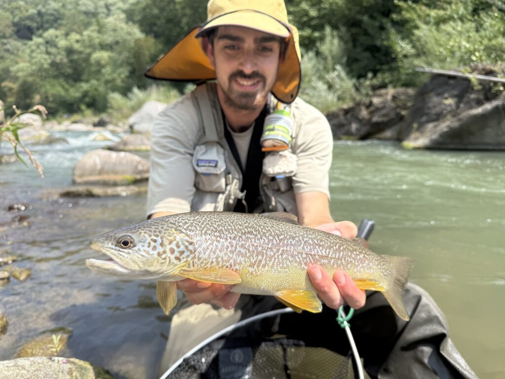Leonardo Cagol — attività di guida di pesca